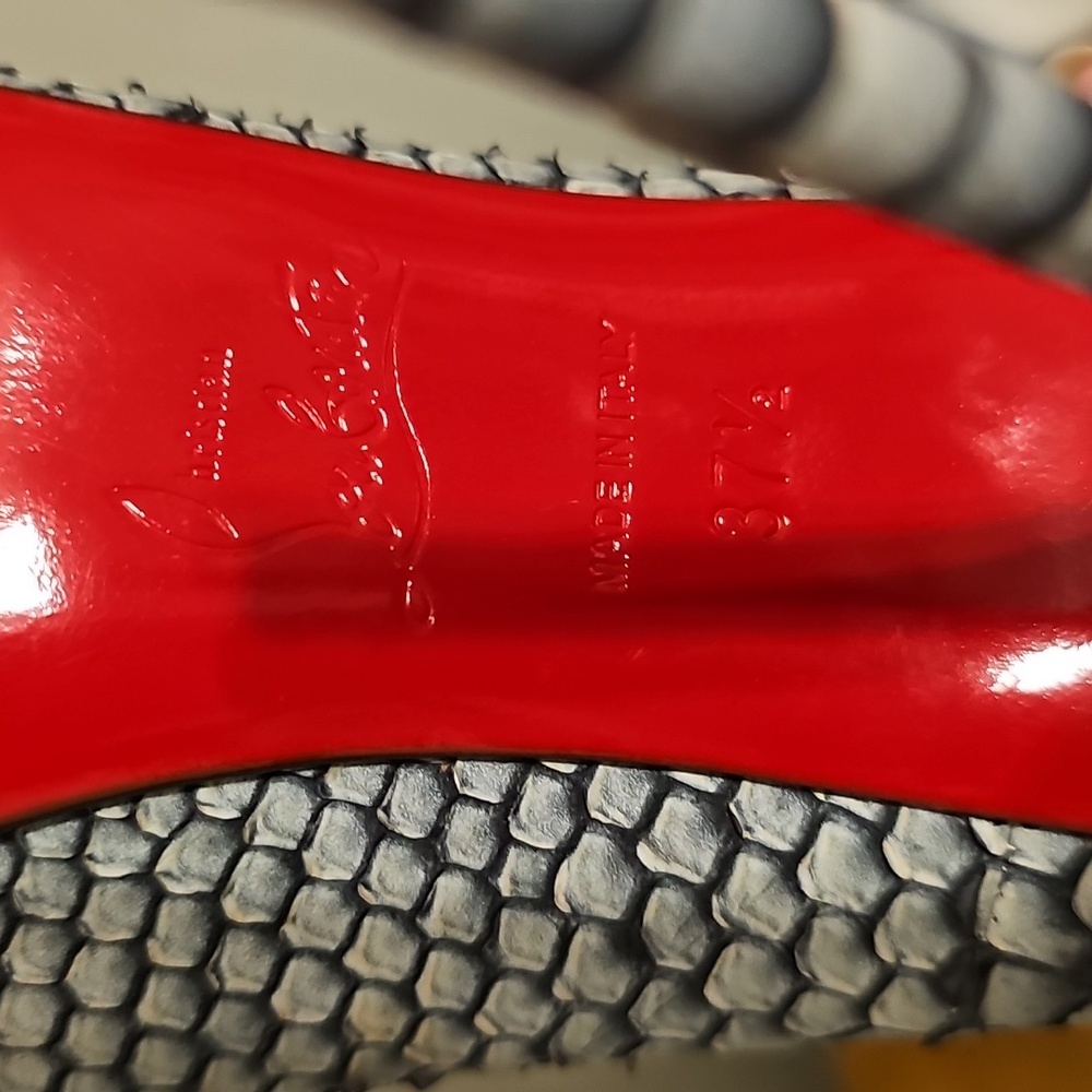 Christian Louboutin Python Froze So Kate Heels Brand New - Picture 8 of 11